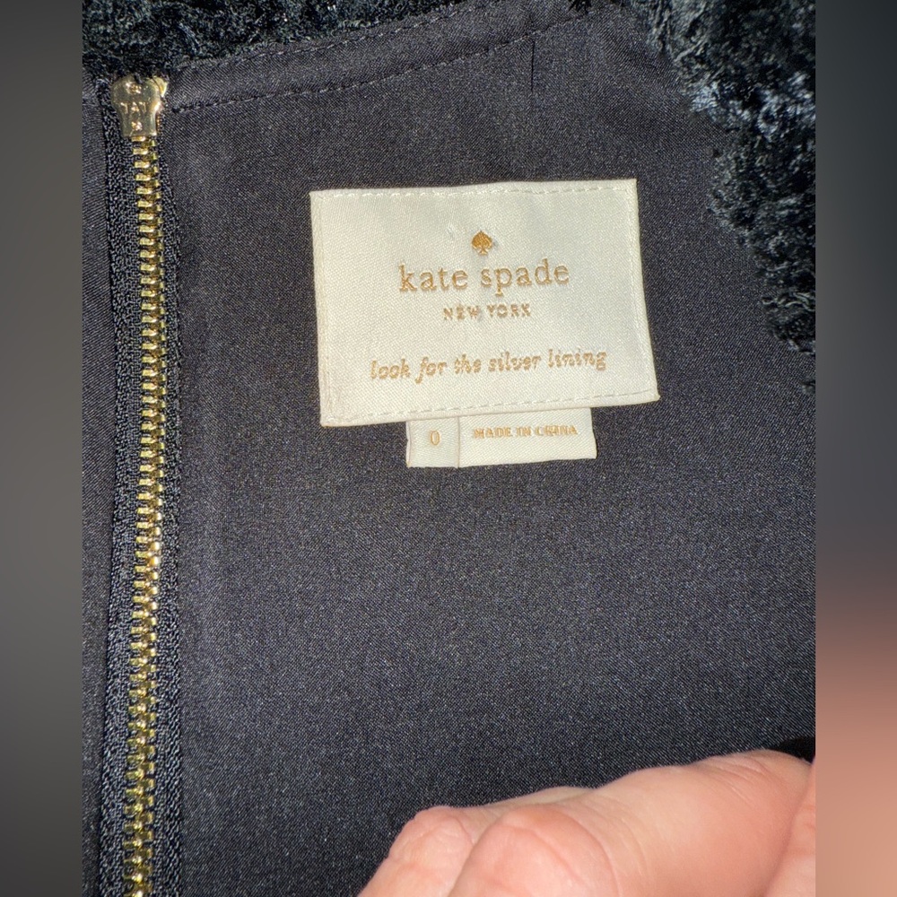 Kate Spade Sparkle Tweed Old Money Preppy Shift Dress- Size 0 - Picture 12 of 13